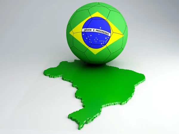 Fußball Brasilien 2014 — Stockfoto