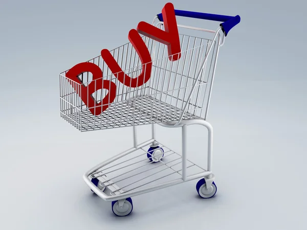 Shopping cart — Stock Photo, Image