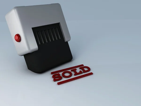 Sold stamp — Stock Photo, Image