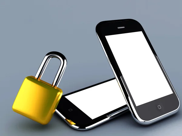 Locked phone — Stock Photo, Image