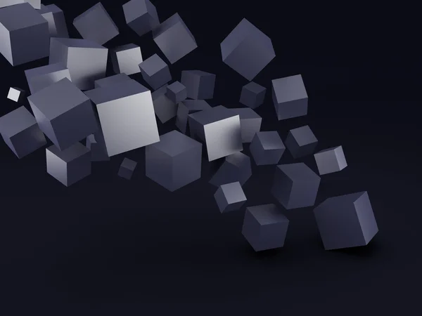 Абстрактные кубы фона — стоковое фото