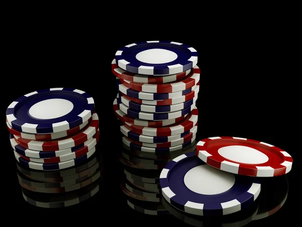 Chips del casinò — Foto Stock