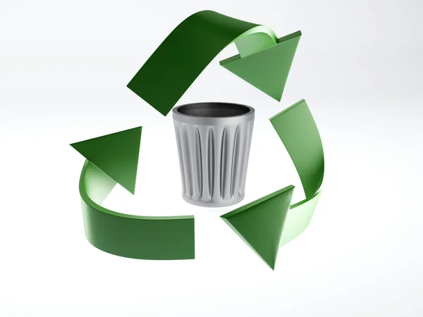 Recyklingu bin — Zdjęcie stockowe