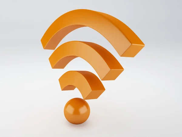 Wifi icon. 3d illustration — Stock Photo, Image