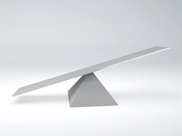 Seesaw. Balance concept — Stock Photo, Image