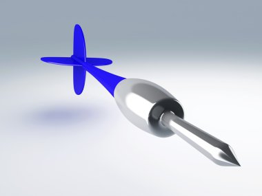 Mavi dart 3d
