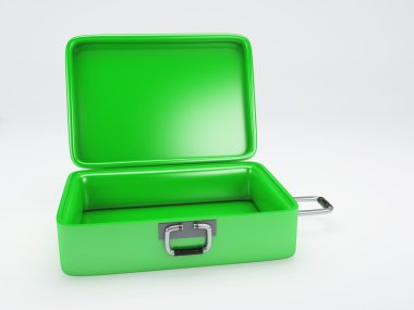 seyahat bavul. Beach Tatil. izole beyaz