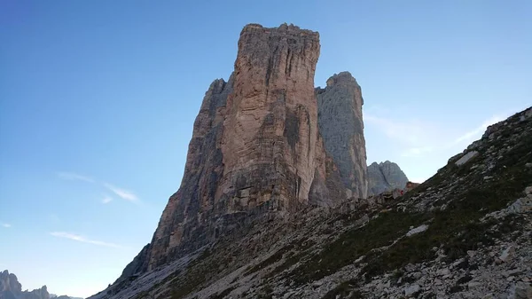 Dolomiti Con Belle Alte Montagne Rocciose Nel Nord Italia — Foto Stock