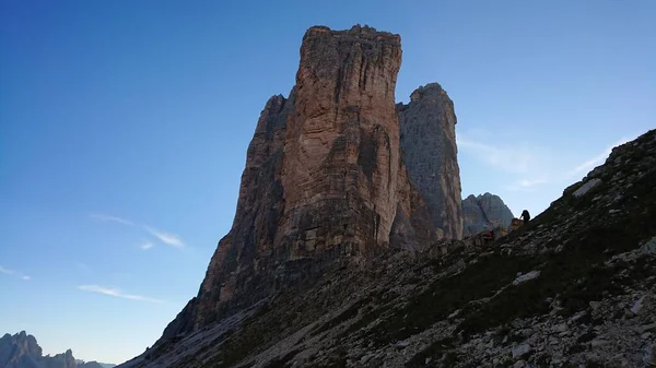 Dolomiti Con Belle Alte Montagne Rocciose Nel Nord Italia — Foto Stock