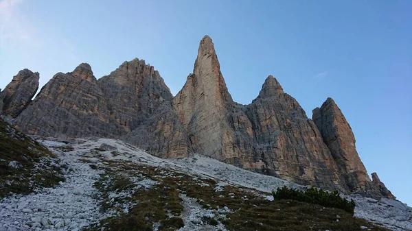 Dolomiti Con Belle Alte Montagne Rocciose Nel Nord Italia — Foto Stock