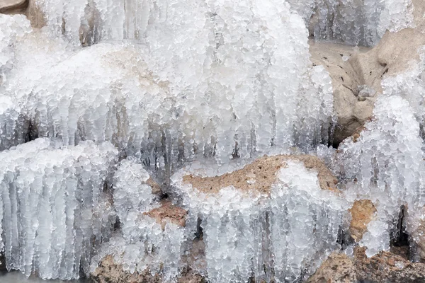 Chute d'eau gelée — Photo