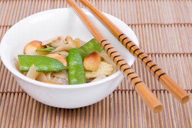 Tayland pirinç noodle