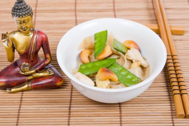 Tayland pirinç noodle
