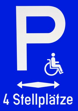 Otopark işareti mavi