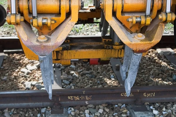 Track building machine — Stock Photo, Image