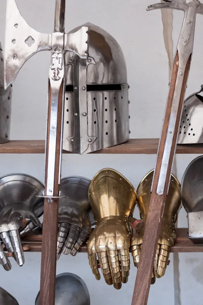 Skyddande medeltida vapen — Stockfoto
