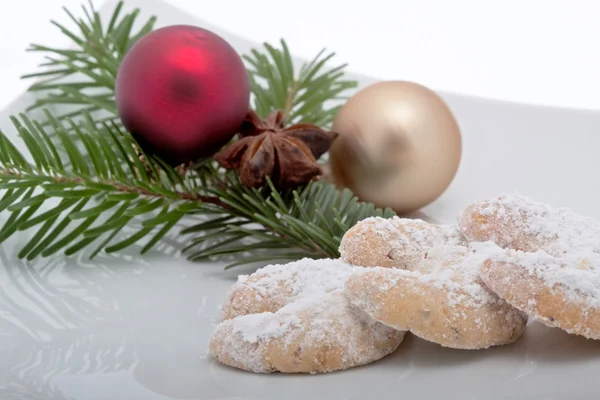 Noel dekorasyonu ile vanillekipferl