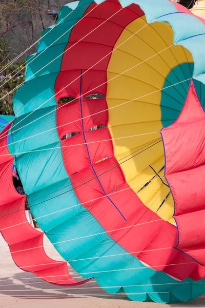 Coloured parachute — Stock Photo, Image