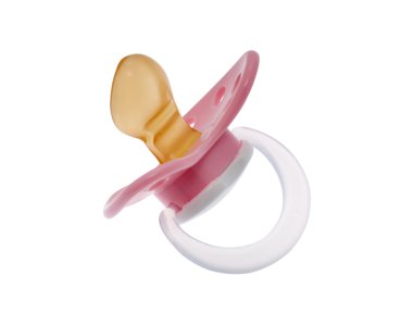 sucette rose et un tracé de détourage