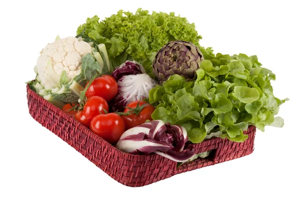 Vegetables on a tray — Stock Photo, Image
