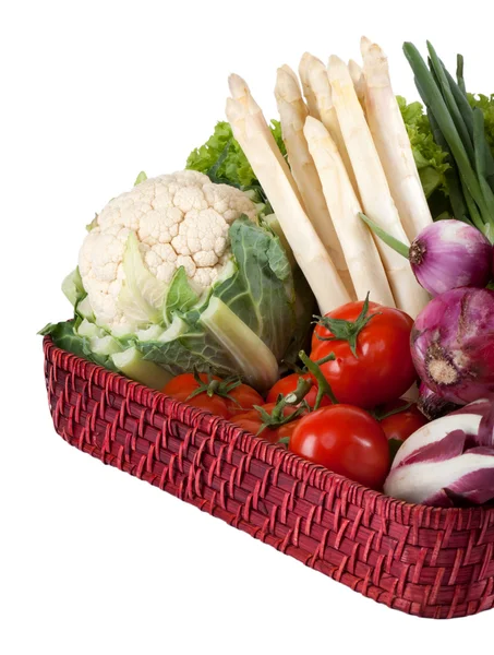 Vegetables on a tray — Stock Photo, Image