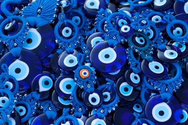 蓝色的玻璃眼 — 图库照片