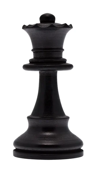 Rainha do xadrez com caminho de recorte — Fotografia de Stock