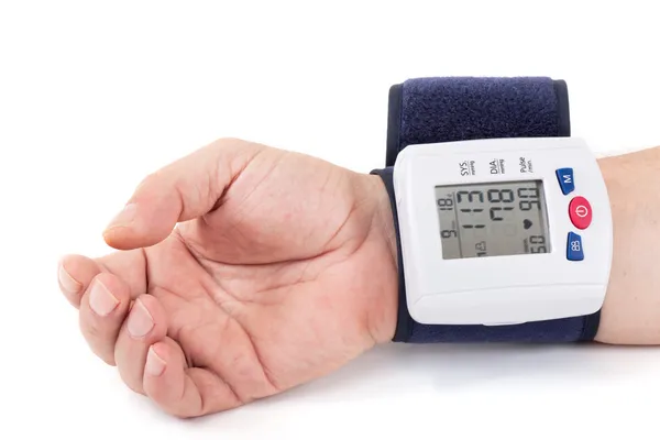 Checking blood pressure Royalty Free Stock Images