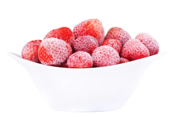 Frysta jordgubbar — Stockfoto