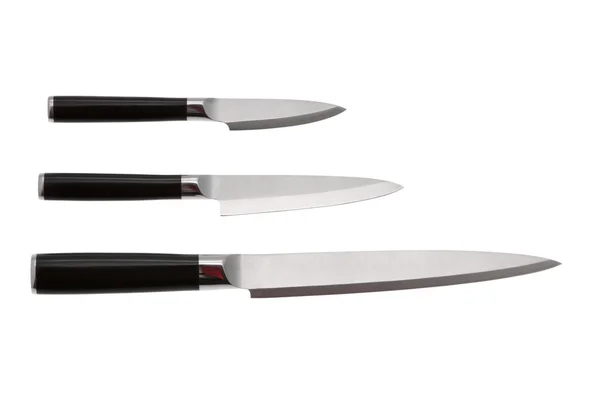 Kjøkkenkniv med klippebane – stockfoto