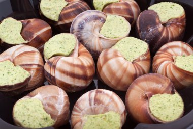 salyangoz sarımsak tereyağı ile