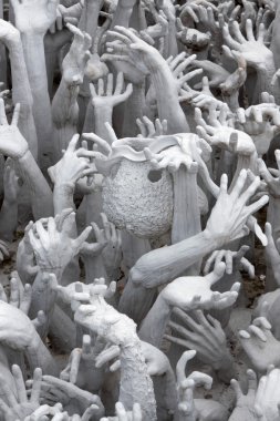 wat rong khun tapınak eller