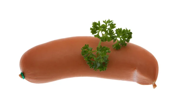 Sausage with parsley — Stock Photo, Image