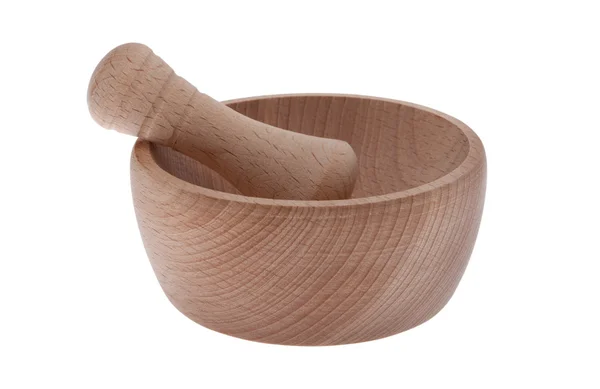 Mortar and pestle with clipping path — Stock Photo, Image