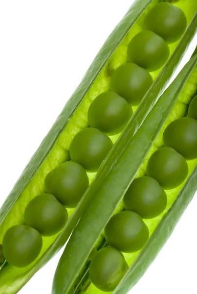 Grüne Erbsen — Stockfoto