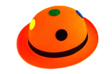 Orange carnival hat