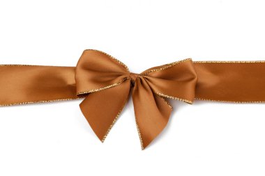 kahverengi saten kurdele