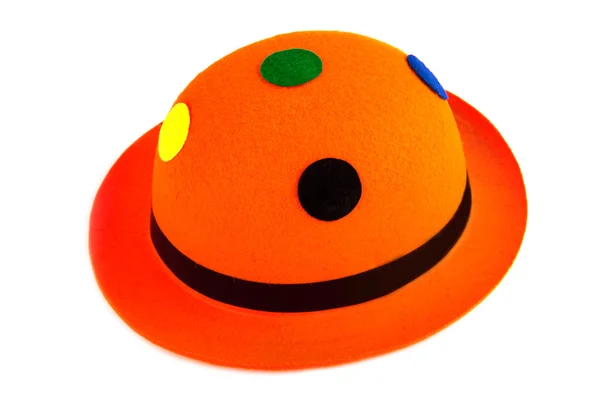 Orange carnival hat — Stok fotoğraf