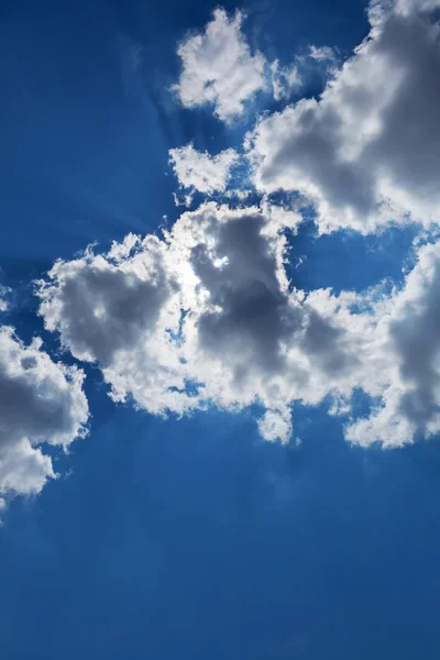 Blue sky with clouds — Stock Photo, Image