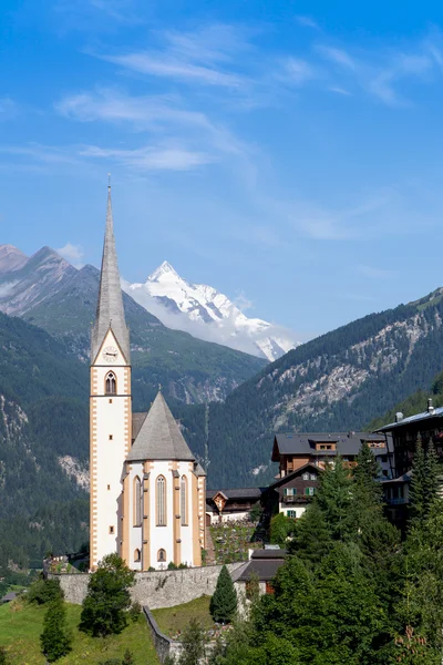 Kirche von Heiligenblut in Österreich 图库图片