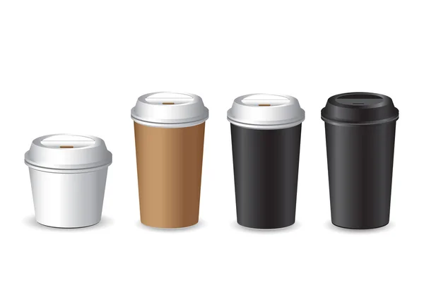 Conjunto de vetor Coffee Cup — Vetor de Stock