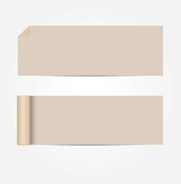 gölgeler vektör çizim ile boş kahverengi kart