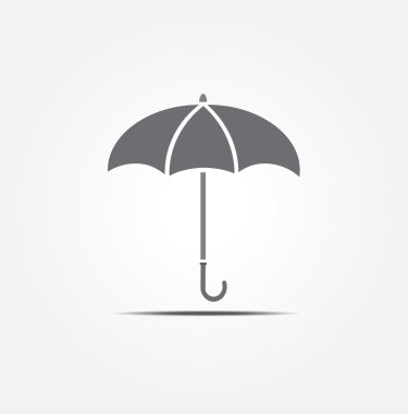 şemsiye vektör simgesi