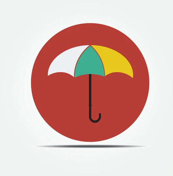 Umbrella  Flat style vector icon — Stock Vector