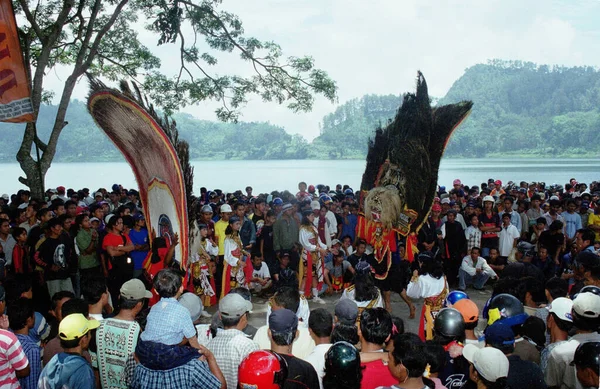 Ponorogo Indonesia January 2003 Show Reog Ponorogo New Year Anniversary — Stock Photo, Image