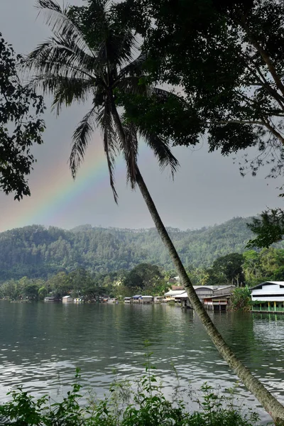 Живописный Снимок Красивого Озера Телага Нгебель Восточная Ява Индонезия — стоковое фото