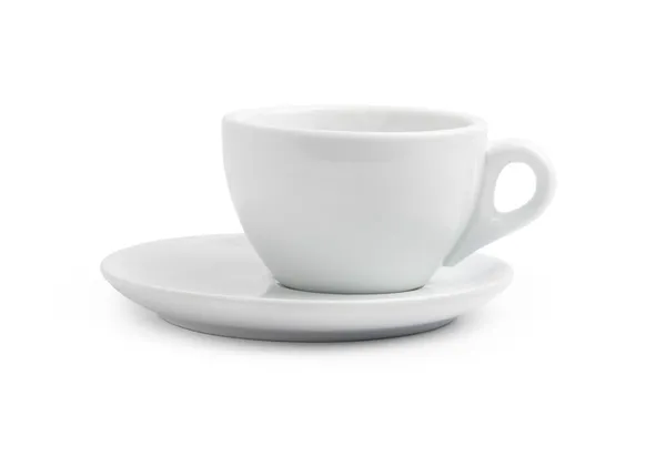 Weiße Tasse Kaffee — Stockfoto
