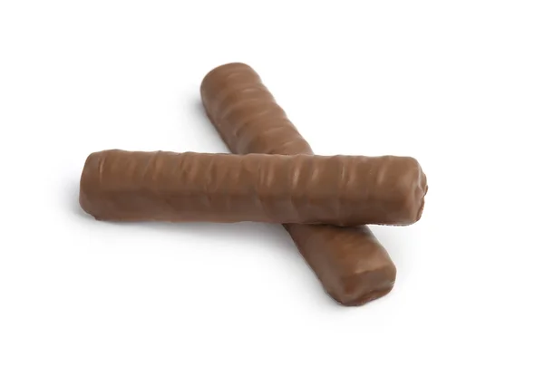 Duas barras de chocolate — Fotografia de Stock