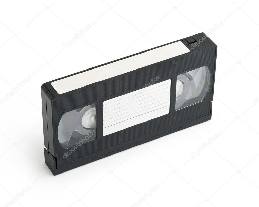 Gros Plan Main Choisit Une Cassette Vidéo Vhs Vieux Style Rétro Et