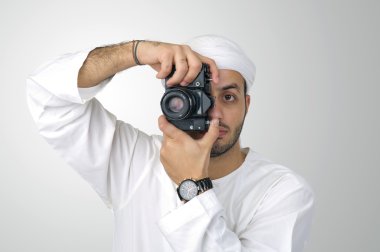 kamera ile adam